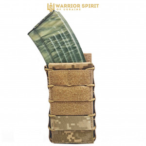 Подсумок под магазин жесткий со съемным клапаном Warrior Spirit Cart-WS Pixel. Photo 3